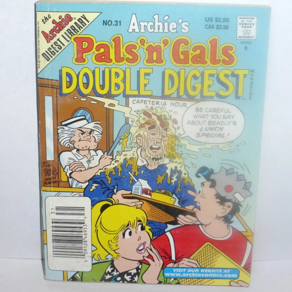 1st PRINT 1998 Archie Digest Library PALS N GALS Double Digest #31 Archie Magazi